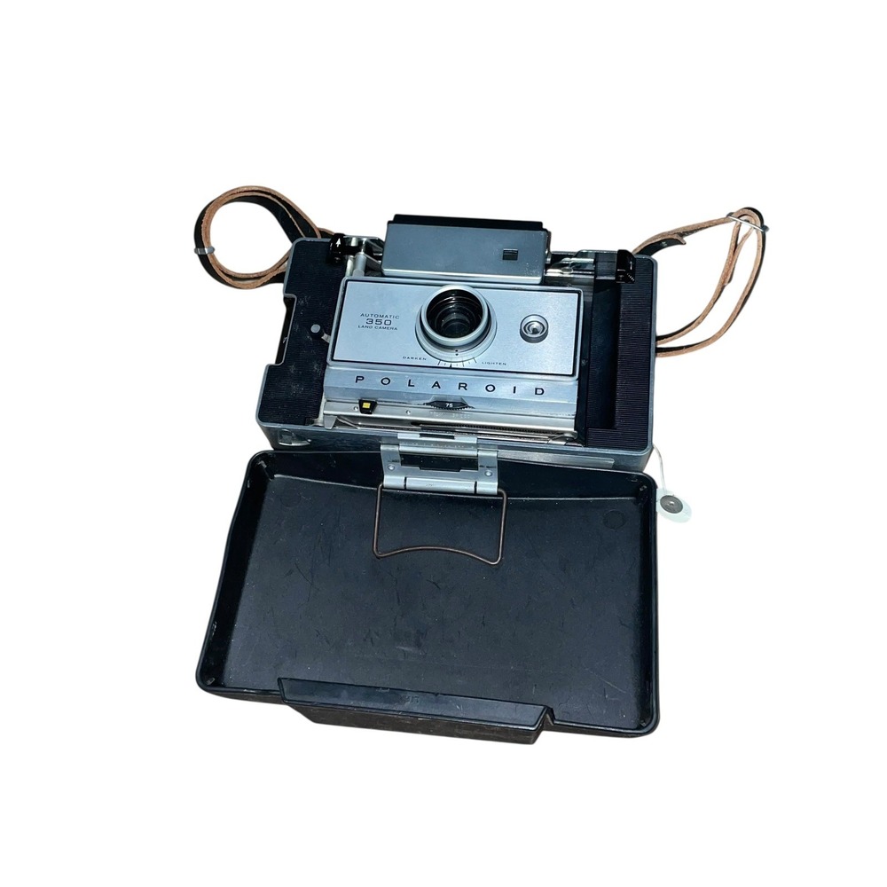 Vintage Polaroid Automatic 350 Land Camera‎ *Untested*